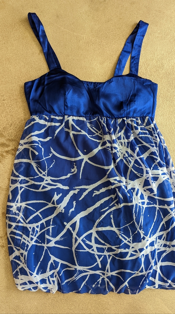 Silk and Chiffon Dress